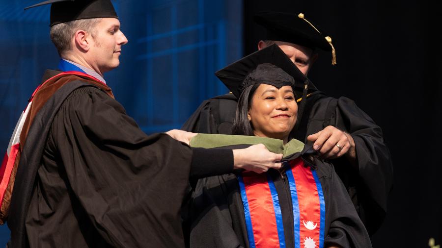 1,173 points of pride Chancellor Frank congratulates graduates on